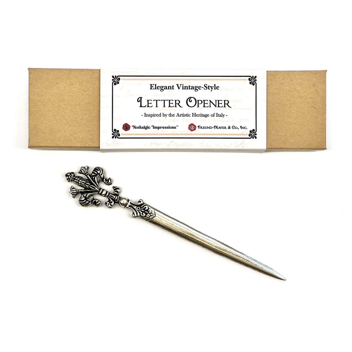 Fleur de Lis Pewter Letter Opener