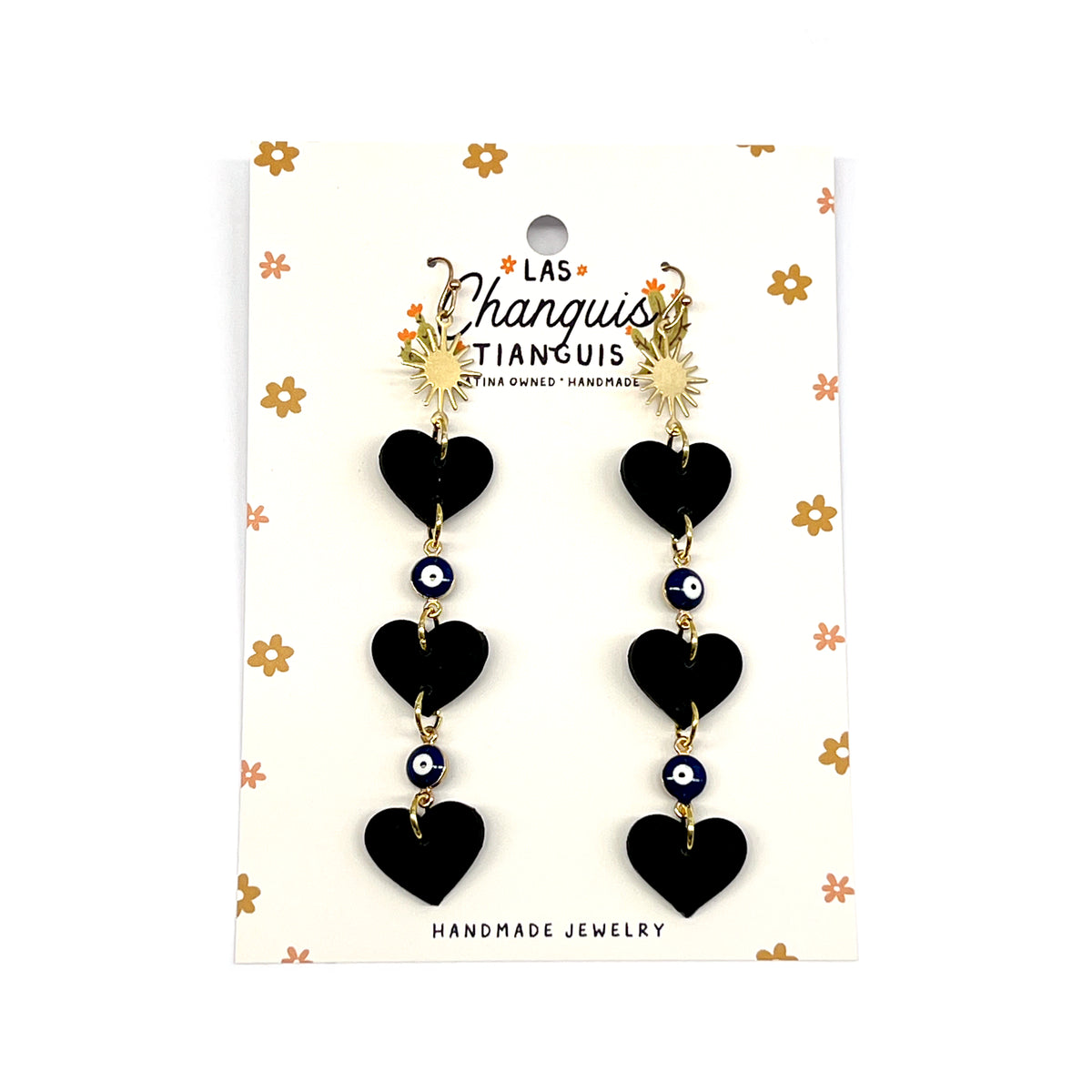 Evil Eye Guardian Statement Earrings