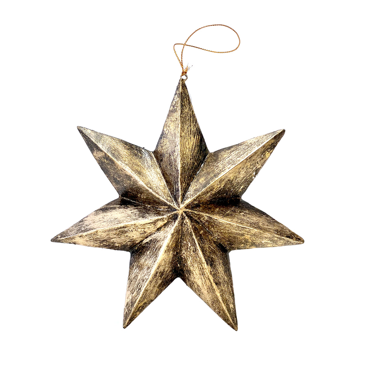 Large Antiqued Star Ornaments