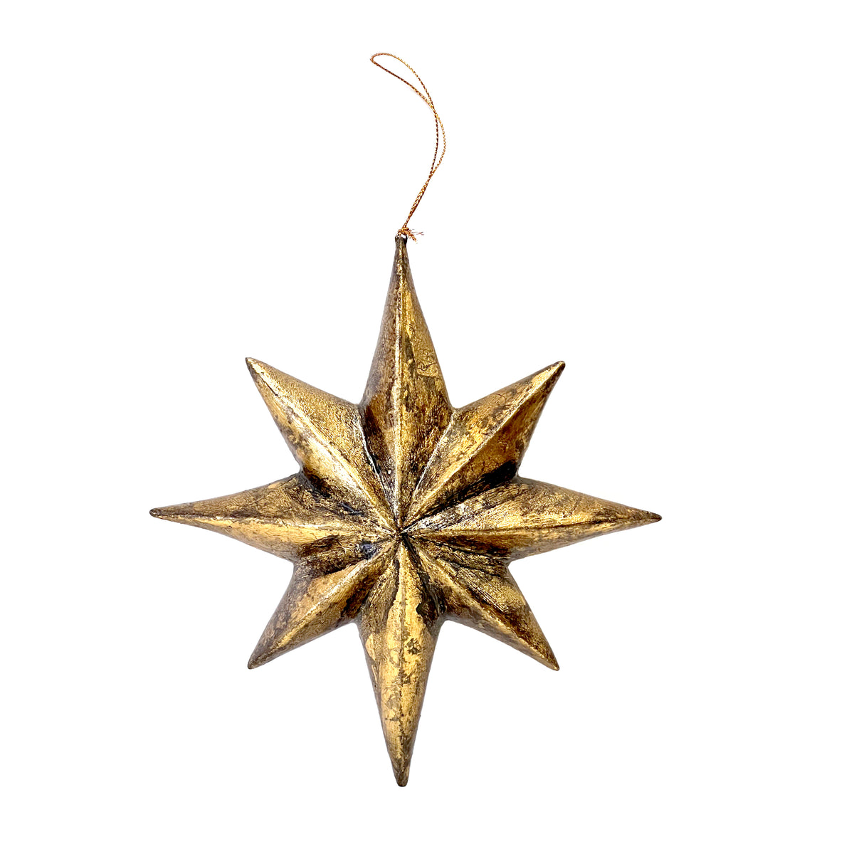 Large Antiqued Star Ornaments