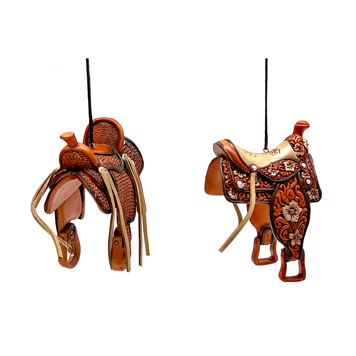 Western Saddle Ornament