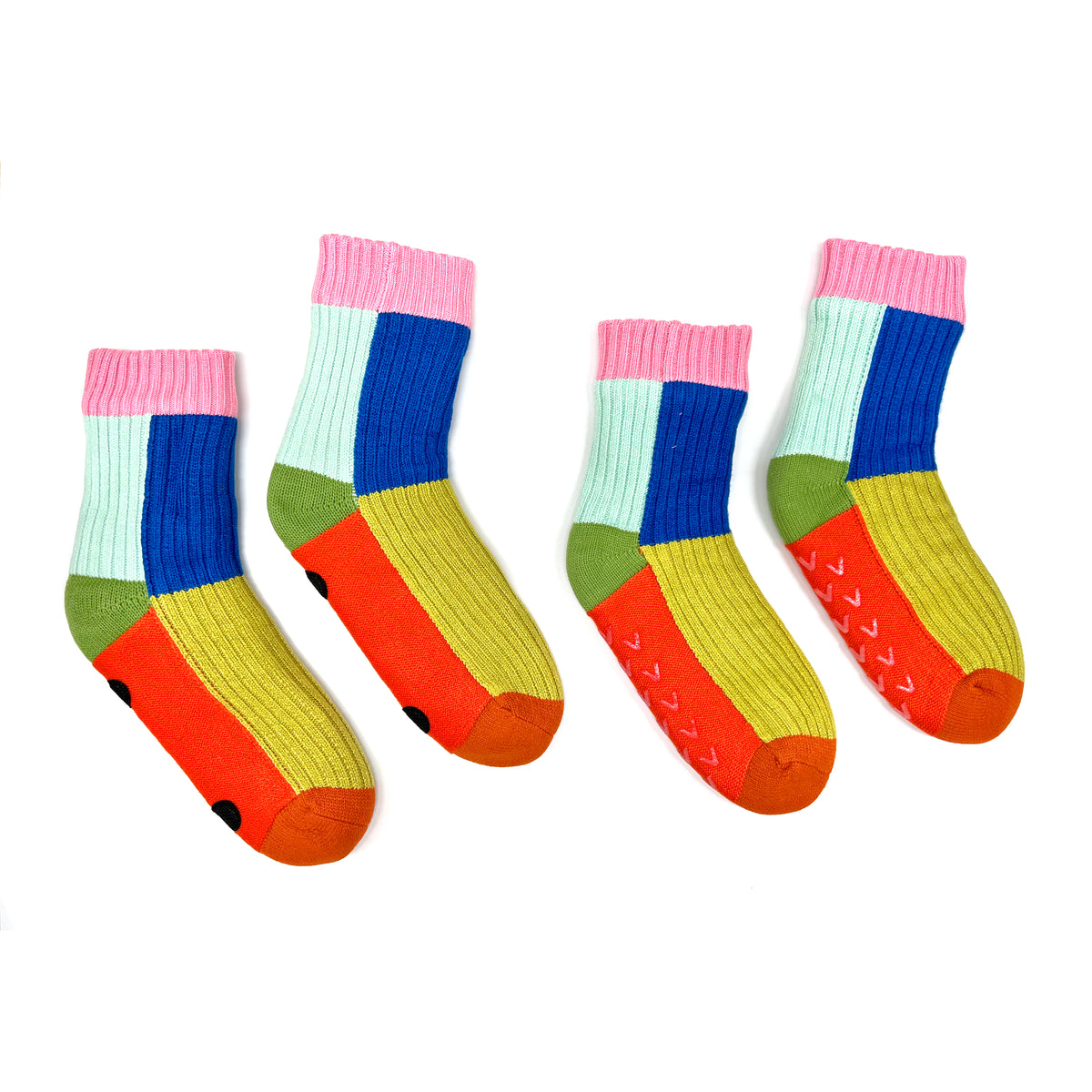 Kaleidoscope Knit House Socks