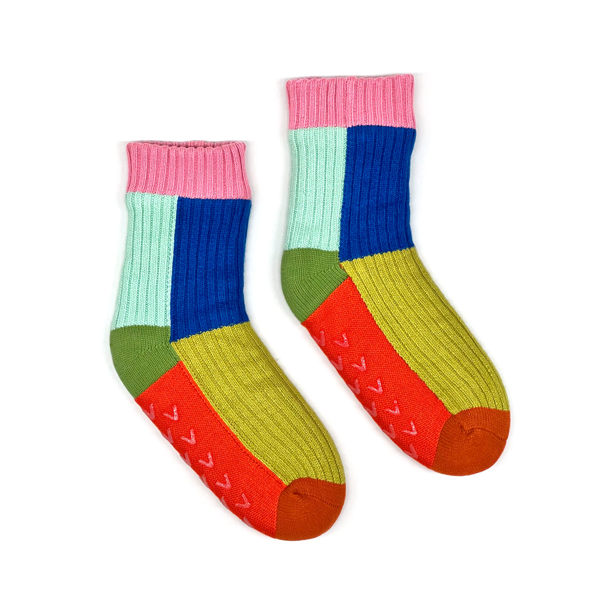 Kaleidoscope Knit House Socks