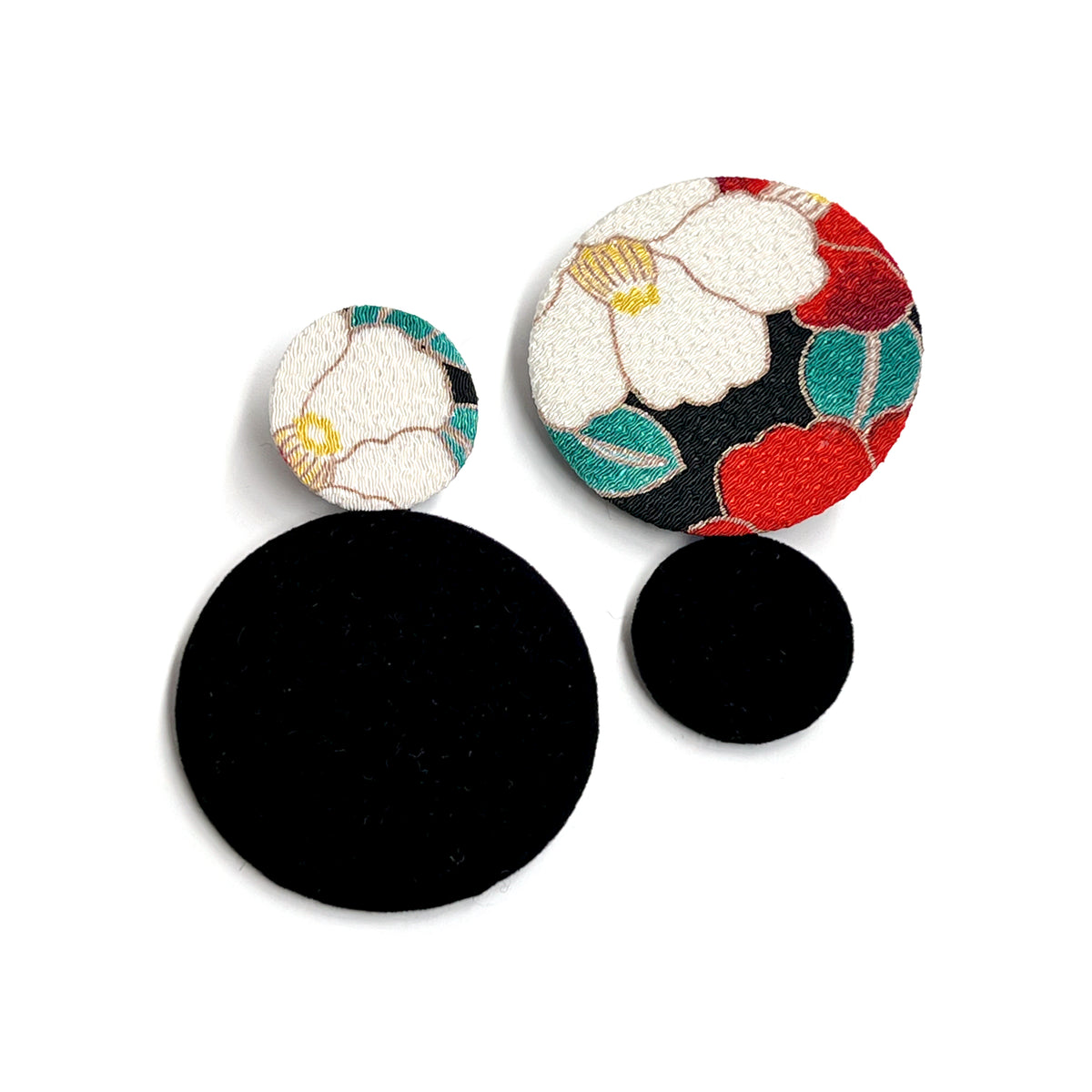 Kimono Fabric Earrings
