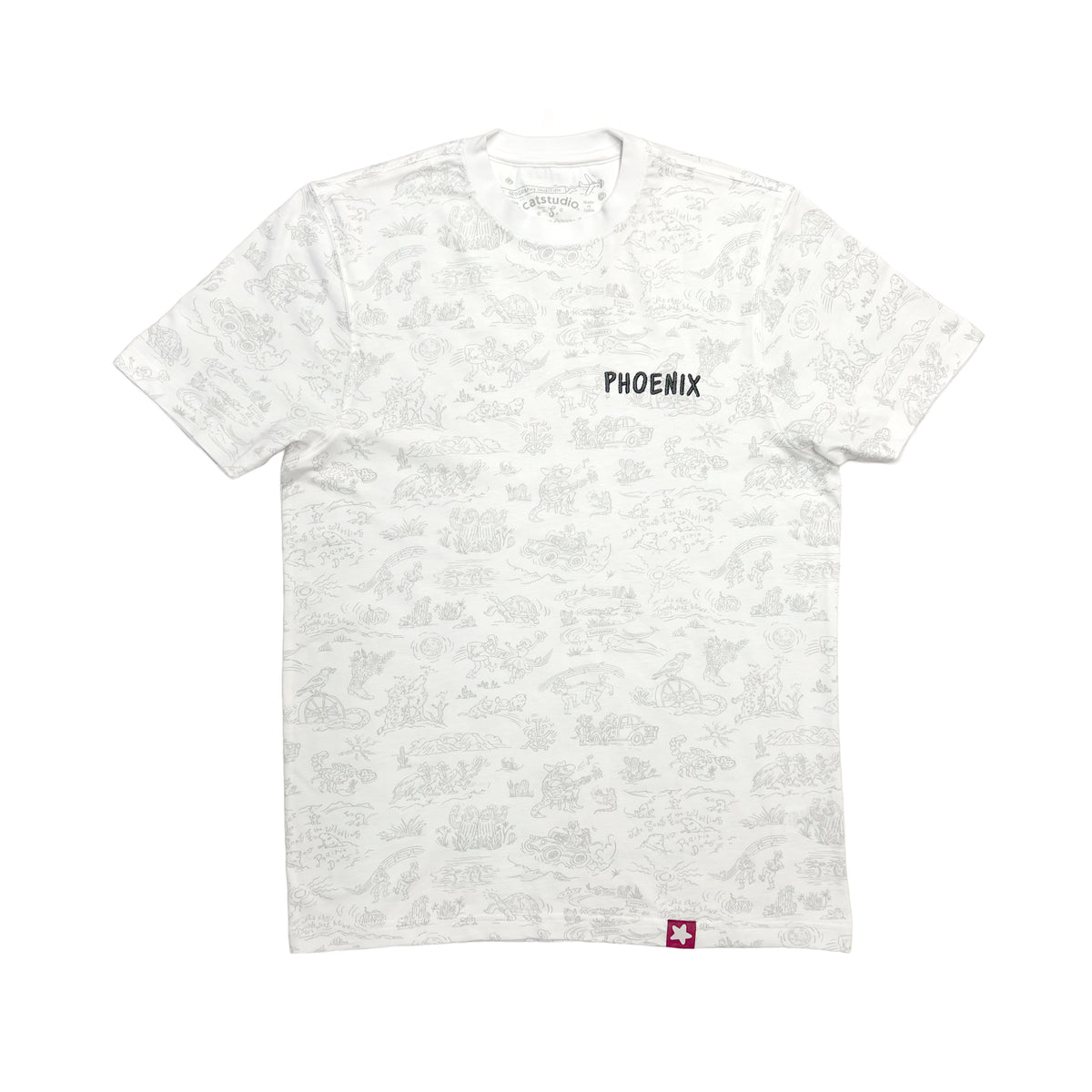 Catstudio Embroidered Phoenix T-Shirt