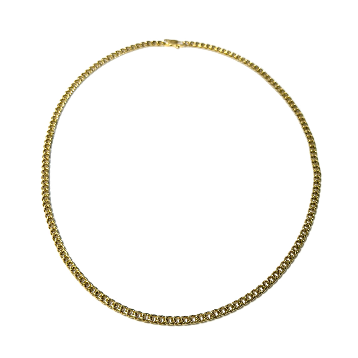 Petit collier à maillons cubains