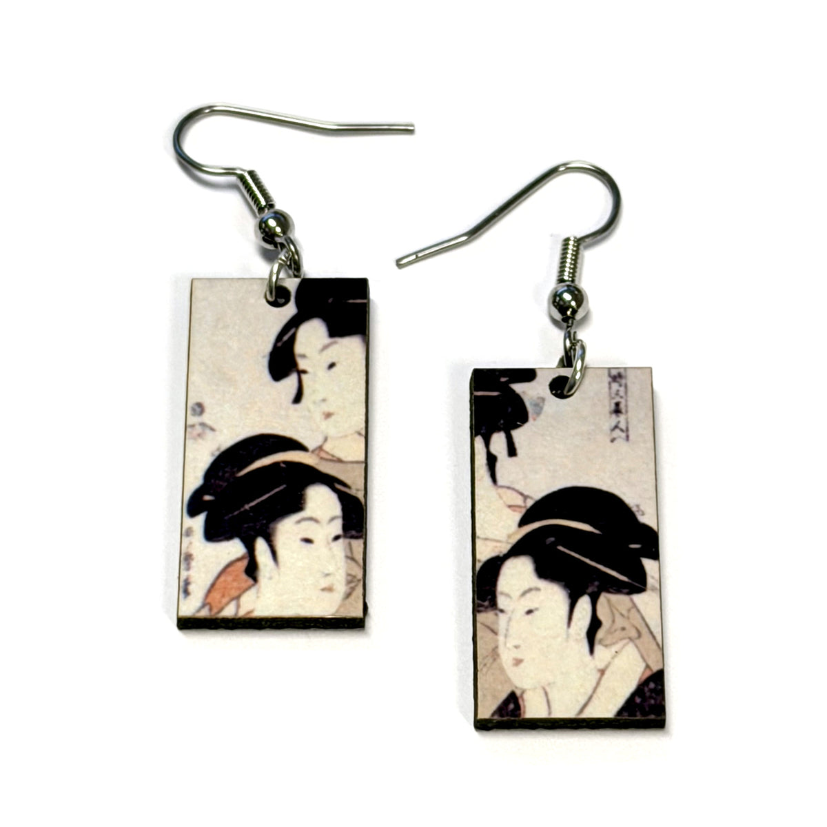 Boucles d'oreilles pendantes de tableaux célèbres