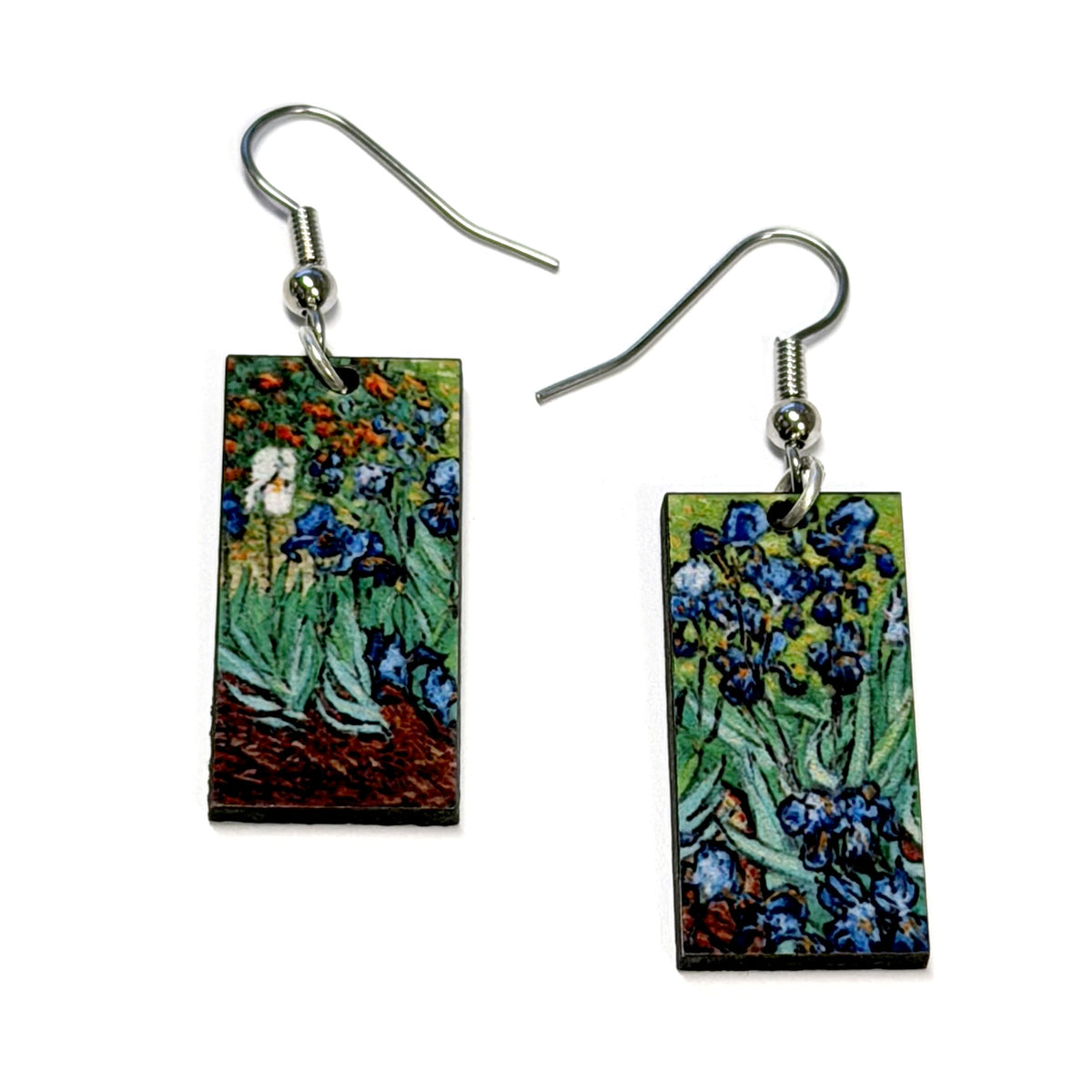 Boucles d'oreilles pendantes de tableaux célèbres