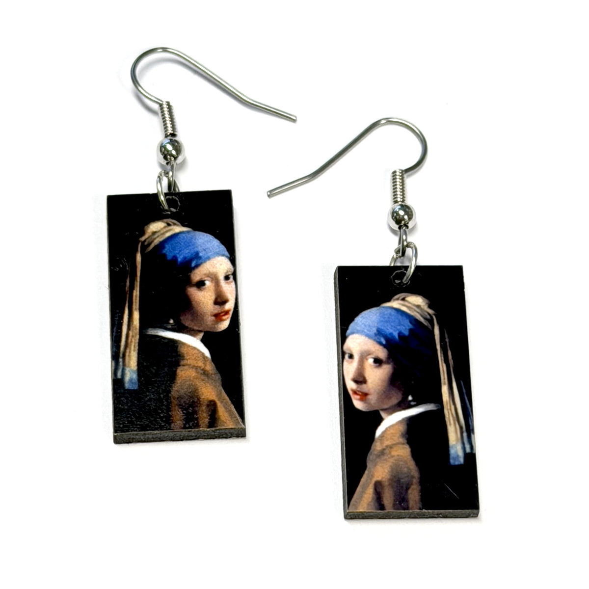 Boucles d'oreilles pendantes de tableaux célèbres