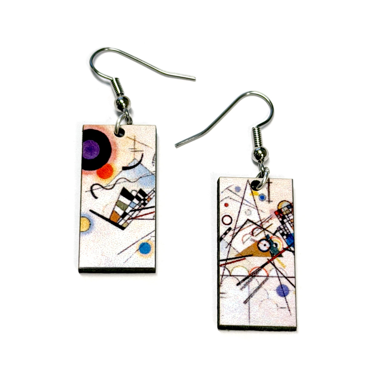 Boucles d'oreilles pendantes de tableaux célèbres