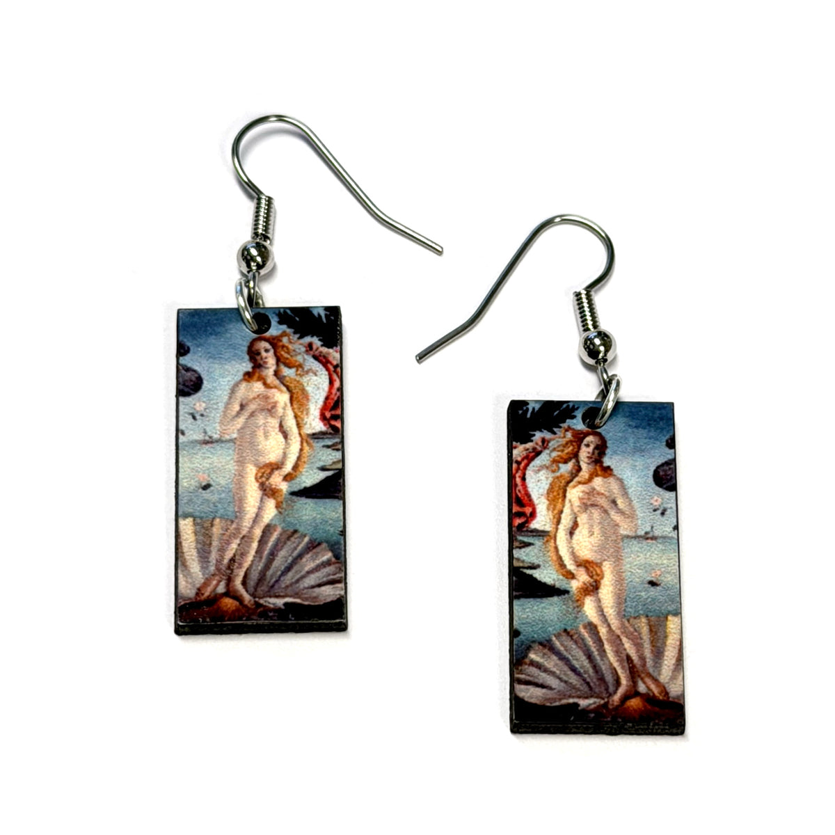 Boucles d'oreilles pendantes de tableaux célèbres