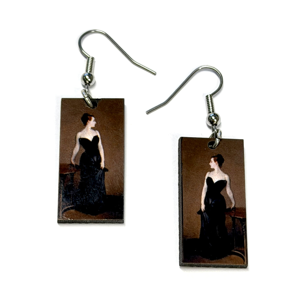 Boucles d'oreilles pendantes de tableaux célèbres