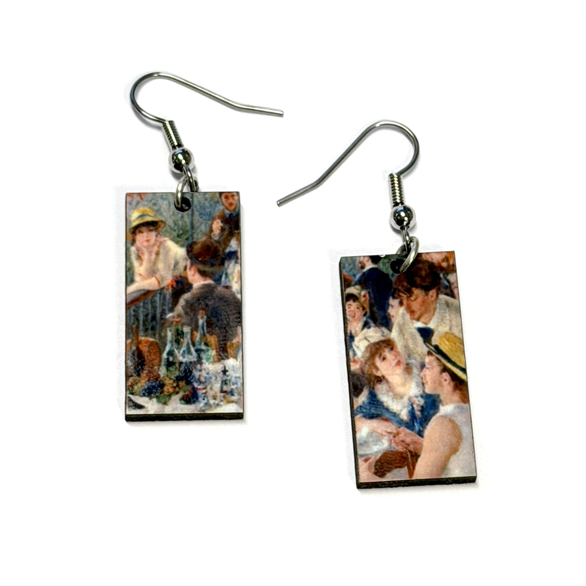Boucles d'oreilles pendantes de tableaux célèbres
