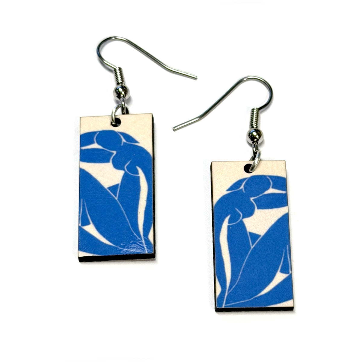 Boucles d'oreilles pendantes de tableaux célèbres