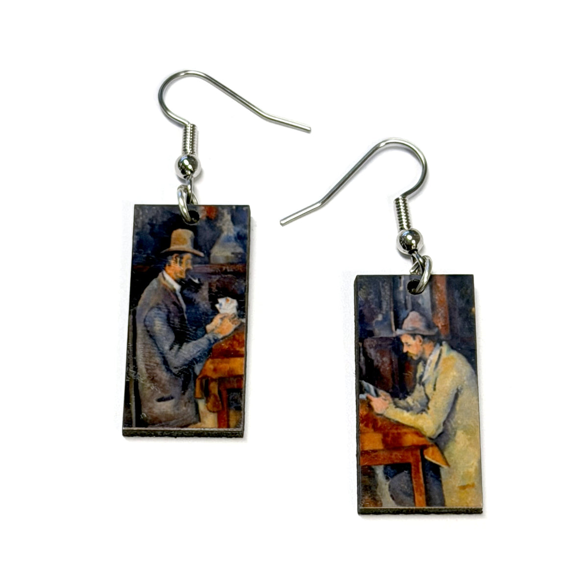 Boucles d'oreilles pendantes de tableaux célèbres