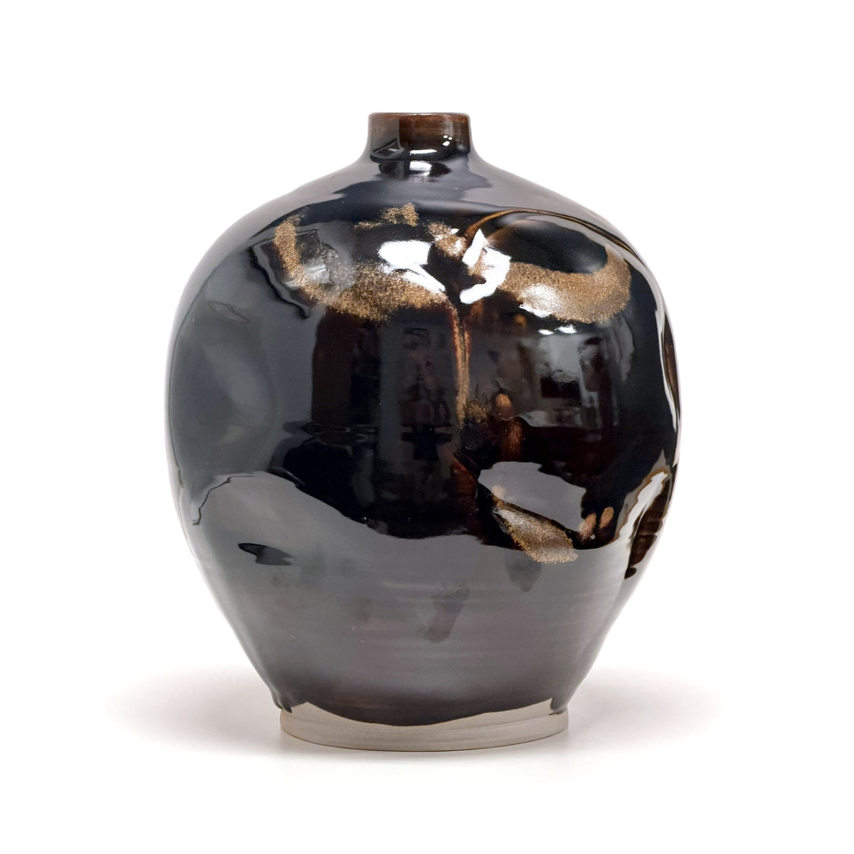 Vases ronds moyens en grès Andy Iventosch