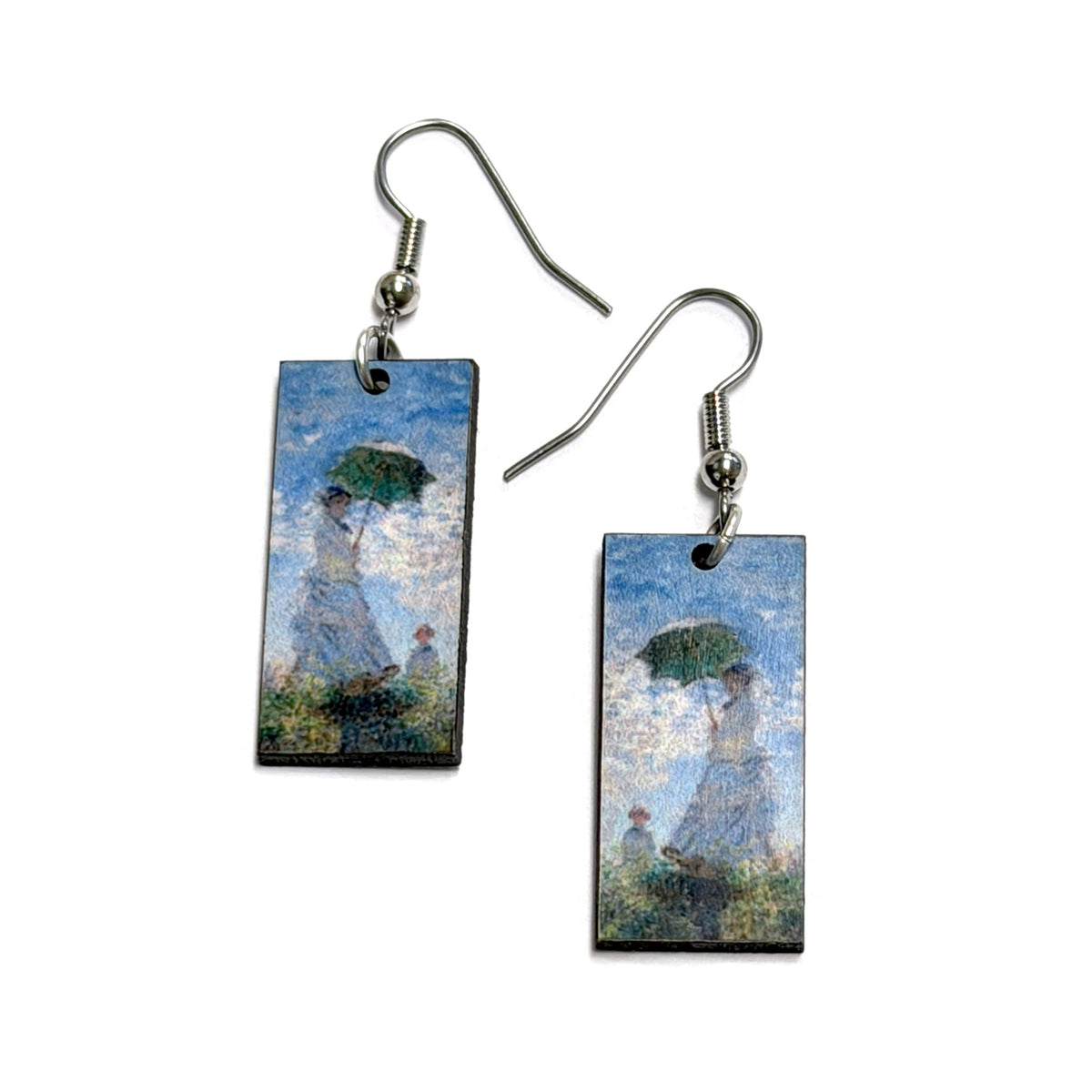 Pendientes colgantes de pinturas famosas