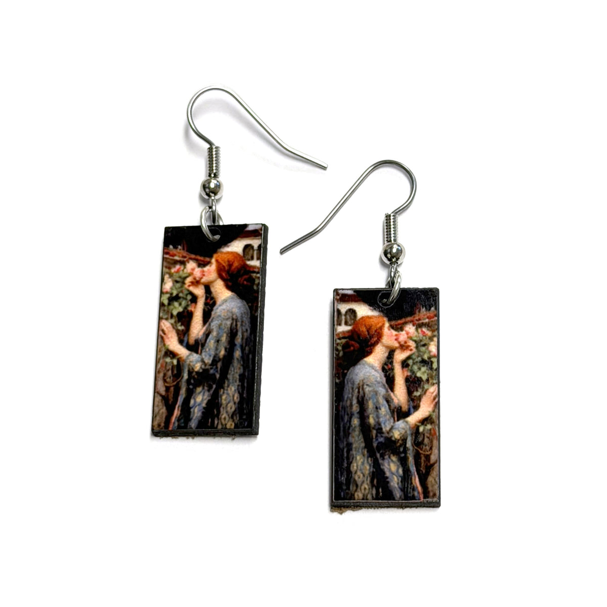 Pendientes colgantes de pinturas famosas