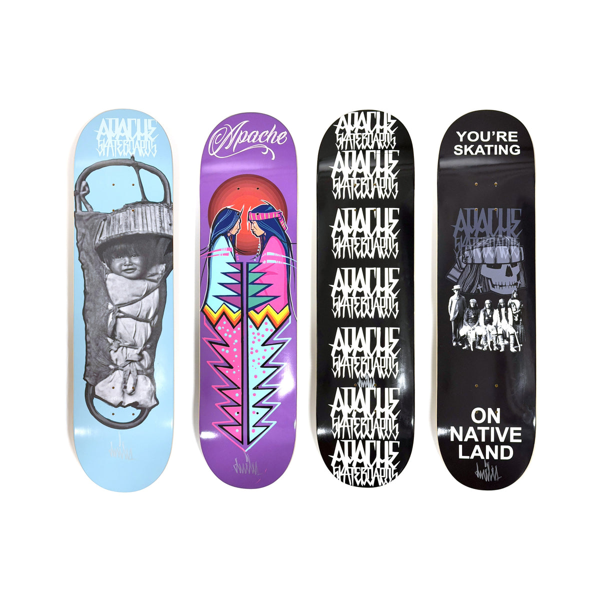 Planche de skate en édition limitée « You're Skating on Native Land »