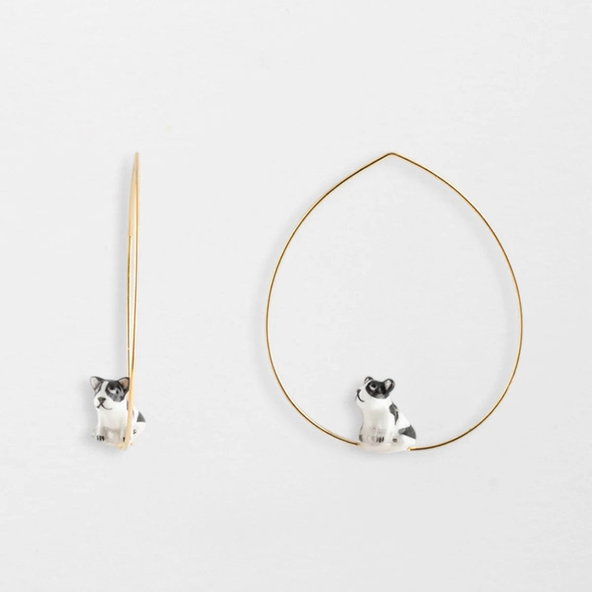 Nach French Bulldog Earrings