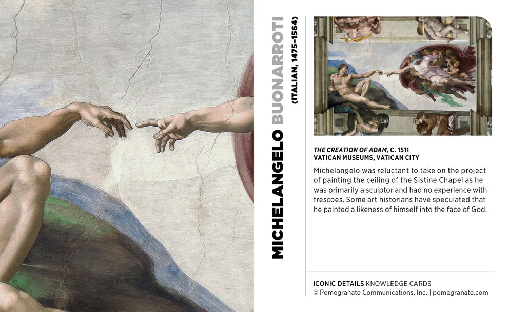 Iconic Art Details Knowledge Cards