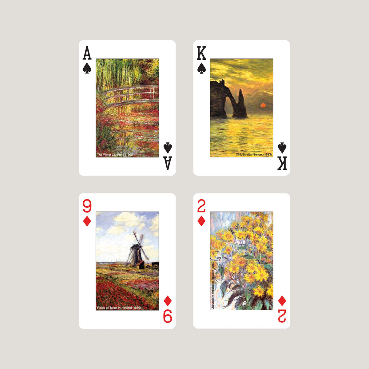 Monet Playing Cards