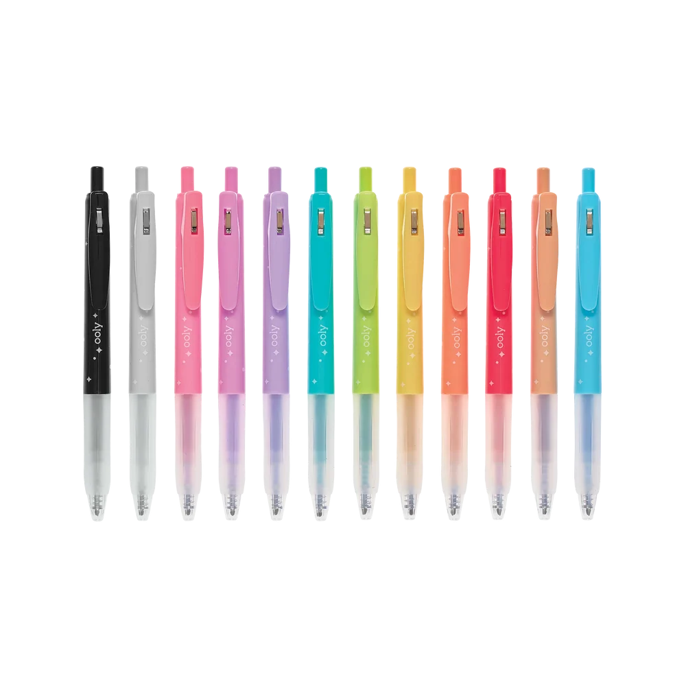 Oh My Glitter Retractable Gel Pens