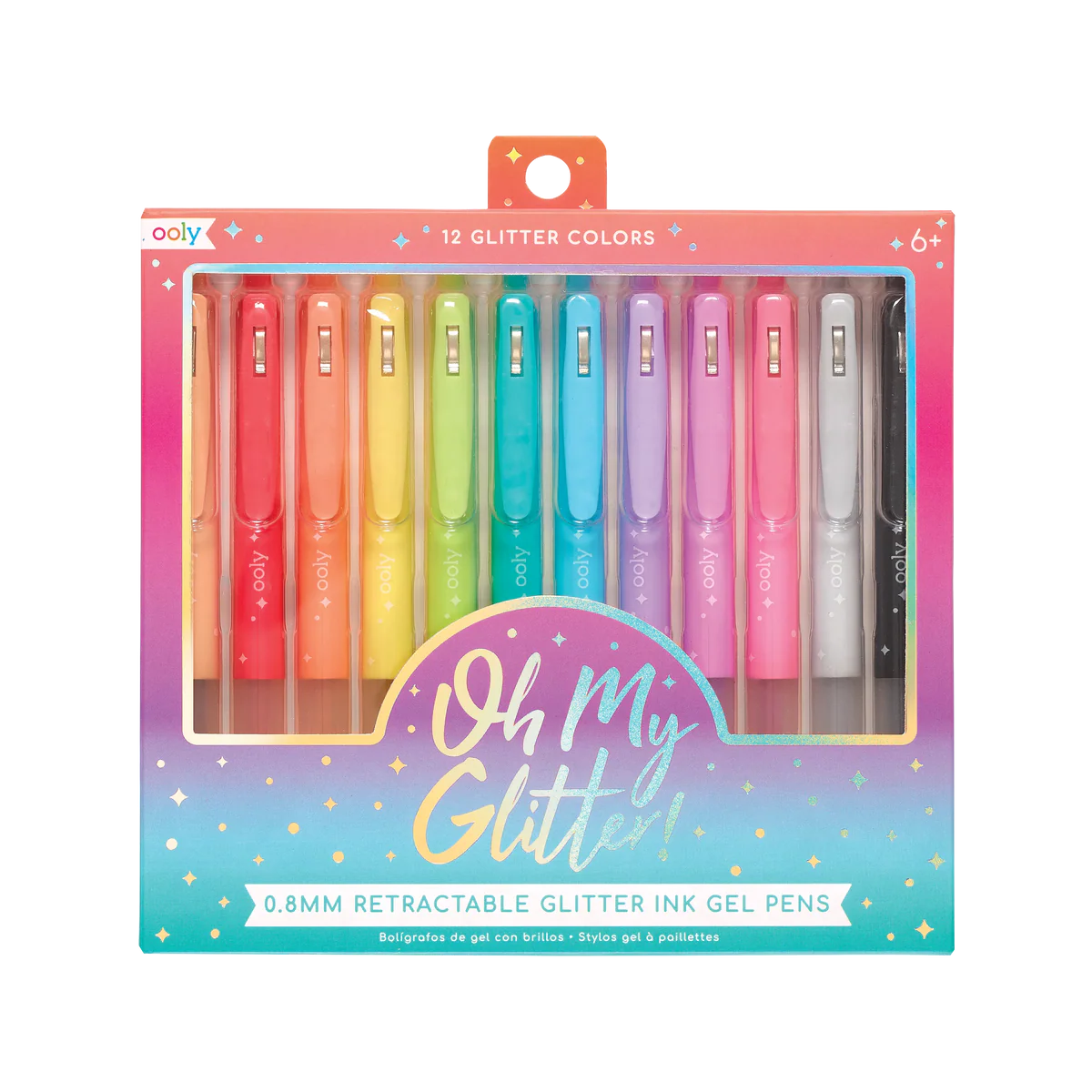 Oh My Glitter Retractable Gel Pens