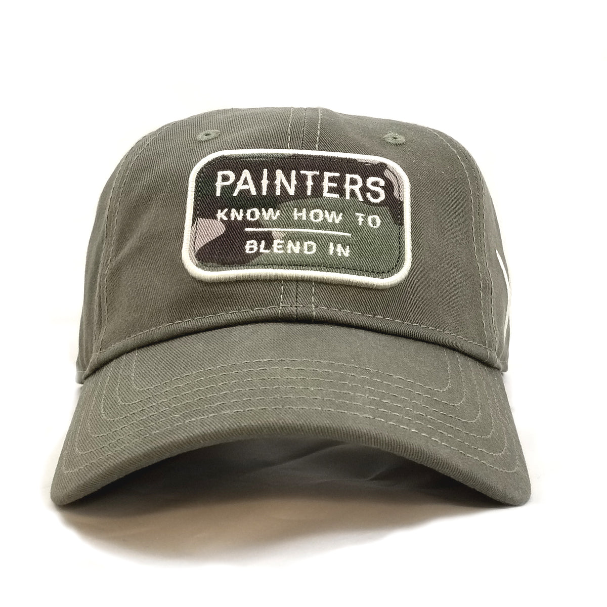 Painters Know How to Blend in Baseball Hat