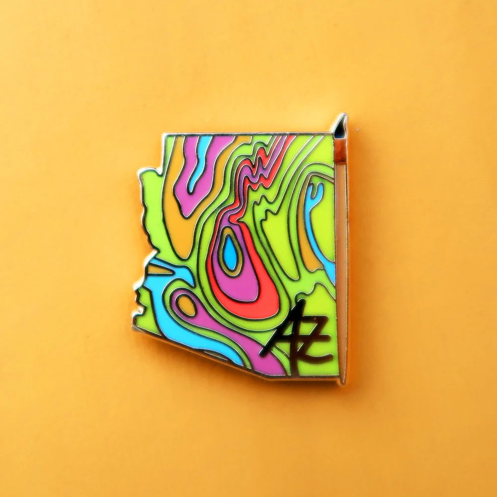 "Painting Arizona" Enamel Pin
