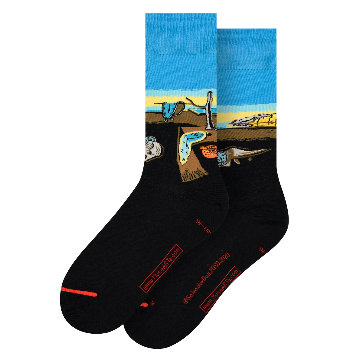Calcetines para hombre Dali Persistence of Memory