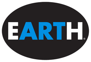 Autocollant ovale eARTh
