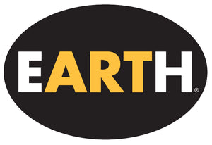 Autocollant ovale eARTh