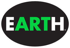 Autocollant ovale eARTh