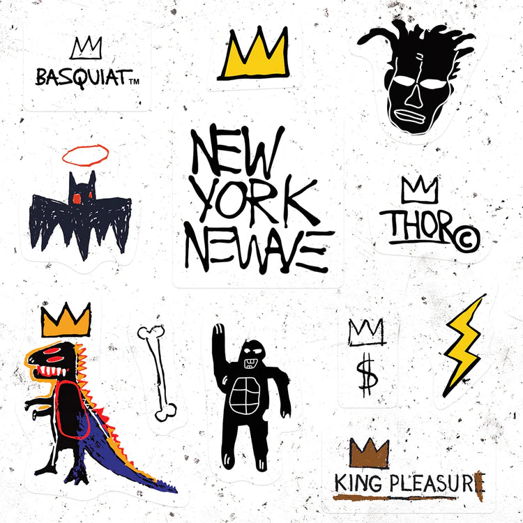 Apply Stickers Basquiat Icon Sticker Sheet
