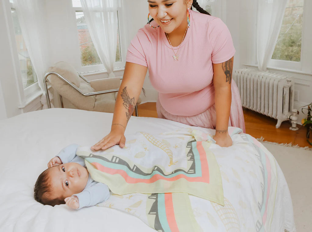 First Blessings Swaddle Blankets