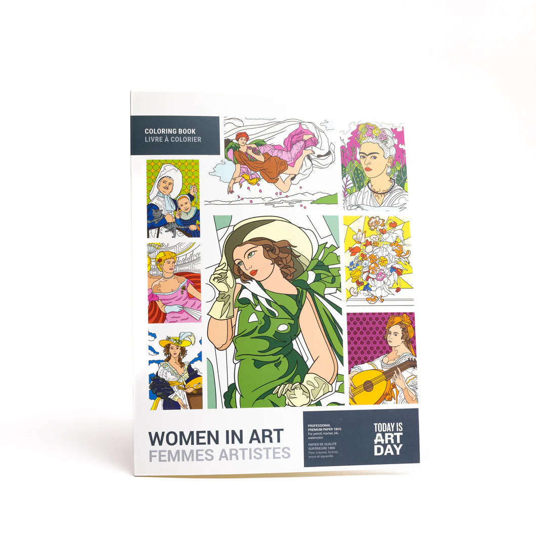Livre de coloriage sur les femmes dans l&#39;art