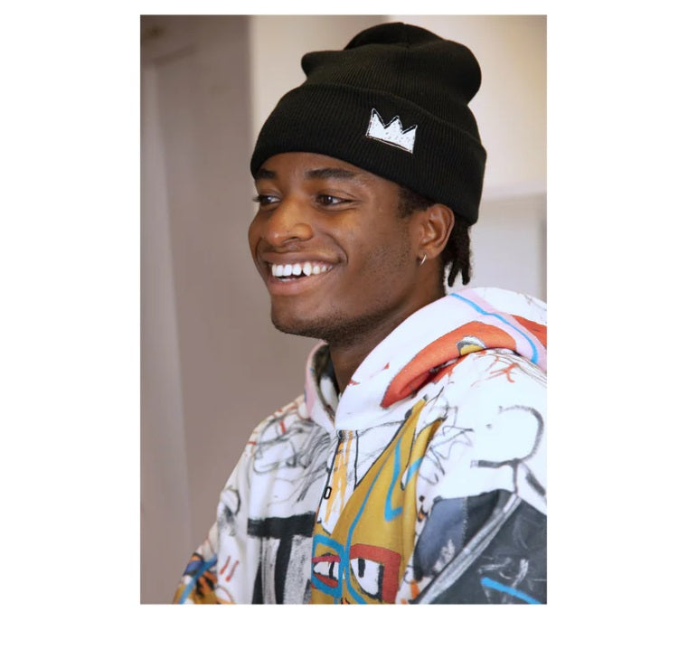 Basquiat &quot;Beat Bop Crown&quot; Beanie