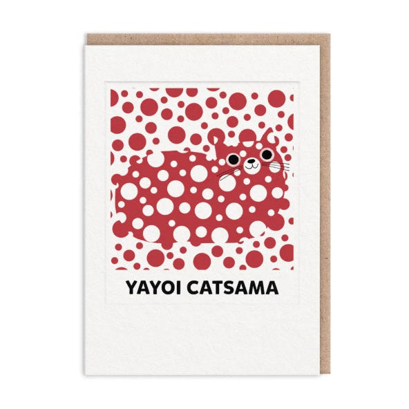 Yayoi Catsama Greeting Card