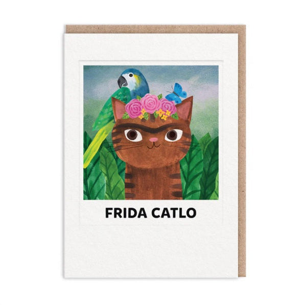 Frida Catlo Greeting Card