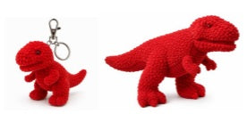 Red T-Rex Bag Charm