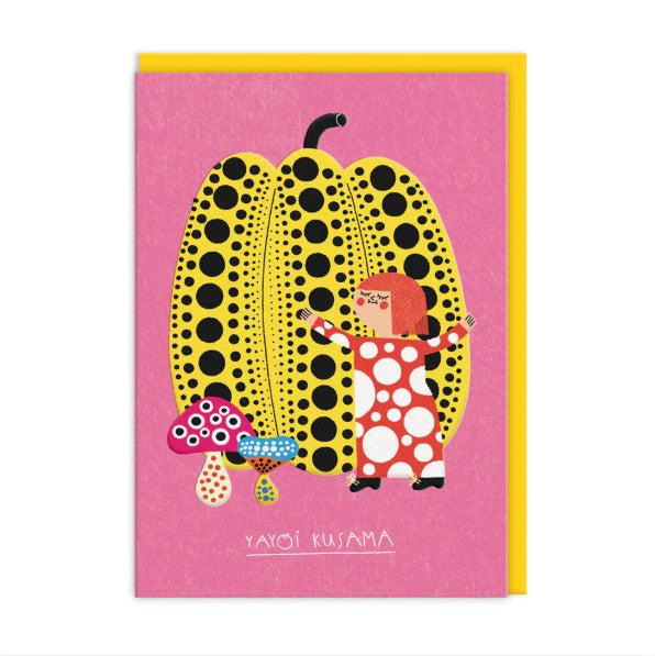Yayoi Kusama Greeting Card