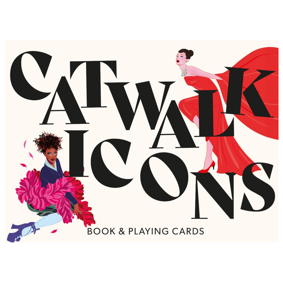 Catwalk Icons: Book & Playing Cards