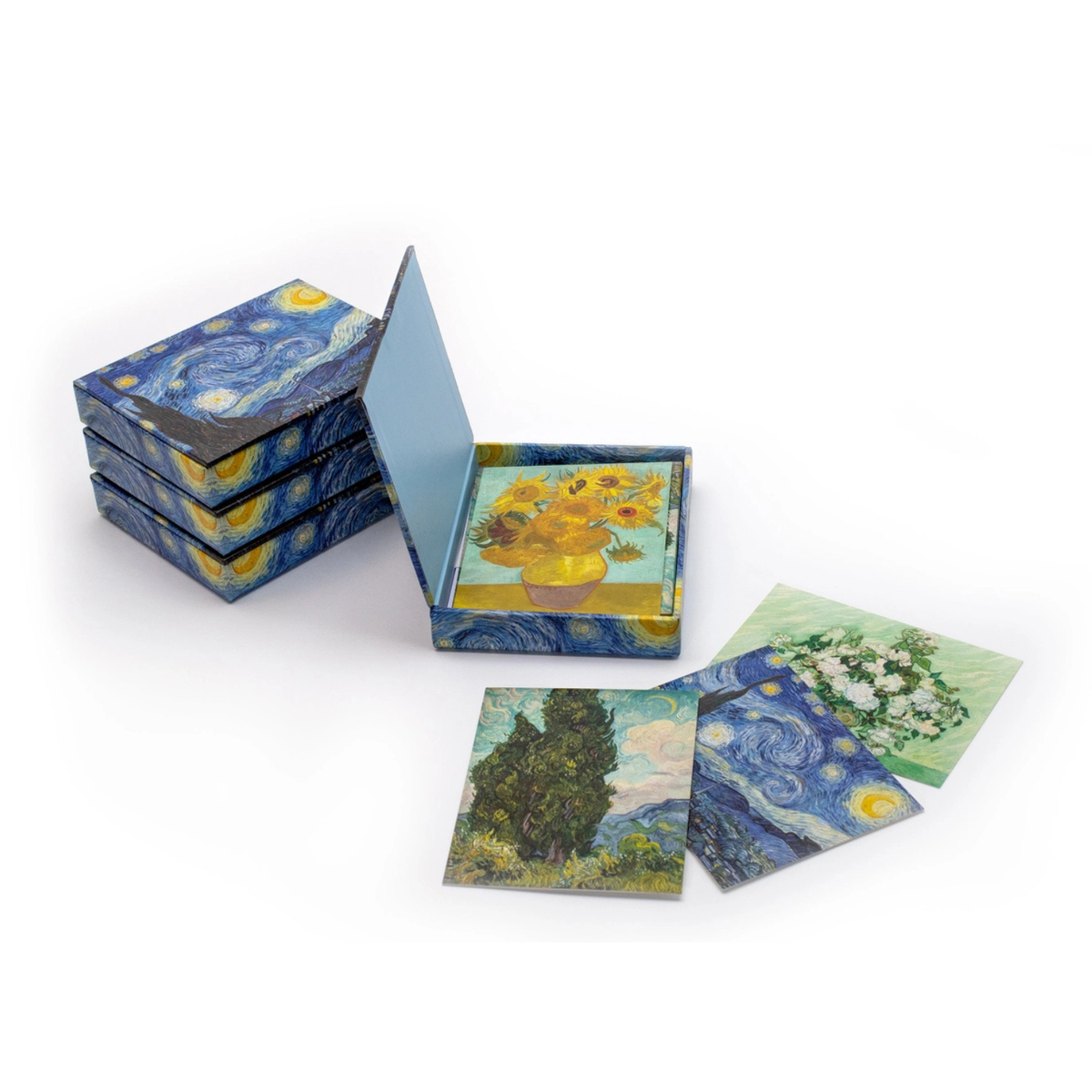 Caja para tarjetas con tapa abatible de Vincent Van Gogh