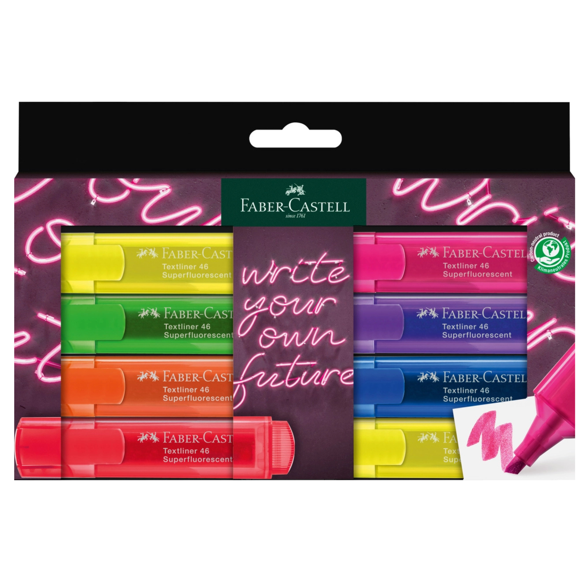 Textliner Neon Highlighters - Set of 8