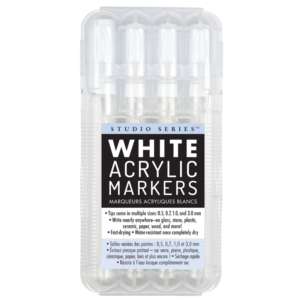 White Acrylic Markers