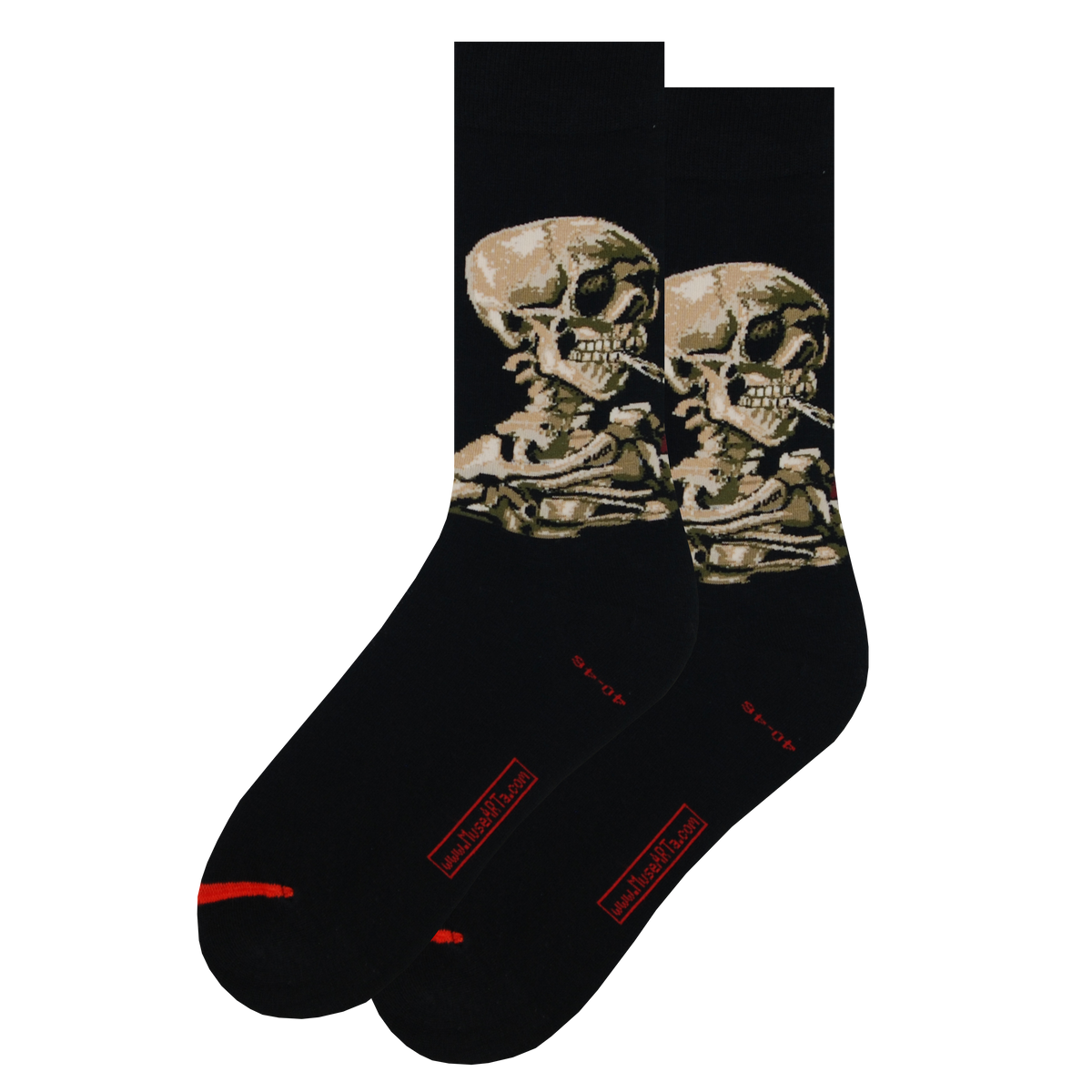 Van Gogh Head of a Skeleton Socks