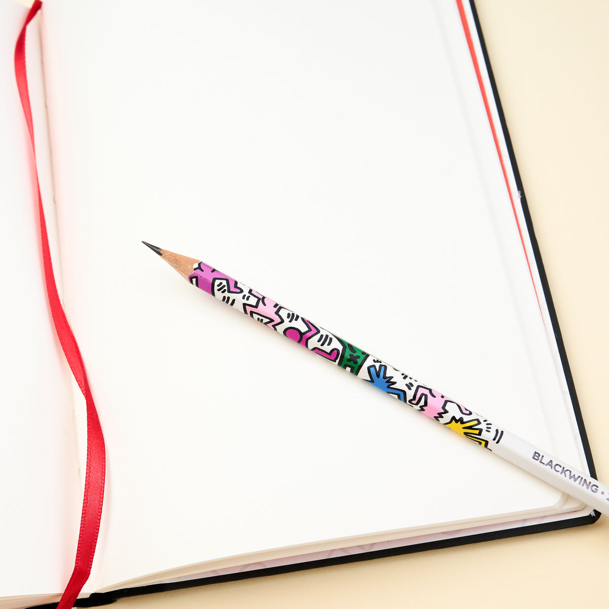 Blackwing Volume 292 Heart Notebook - Keith Haring