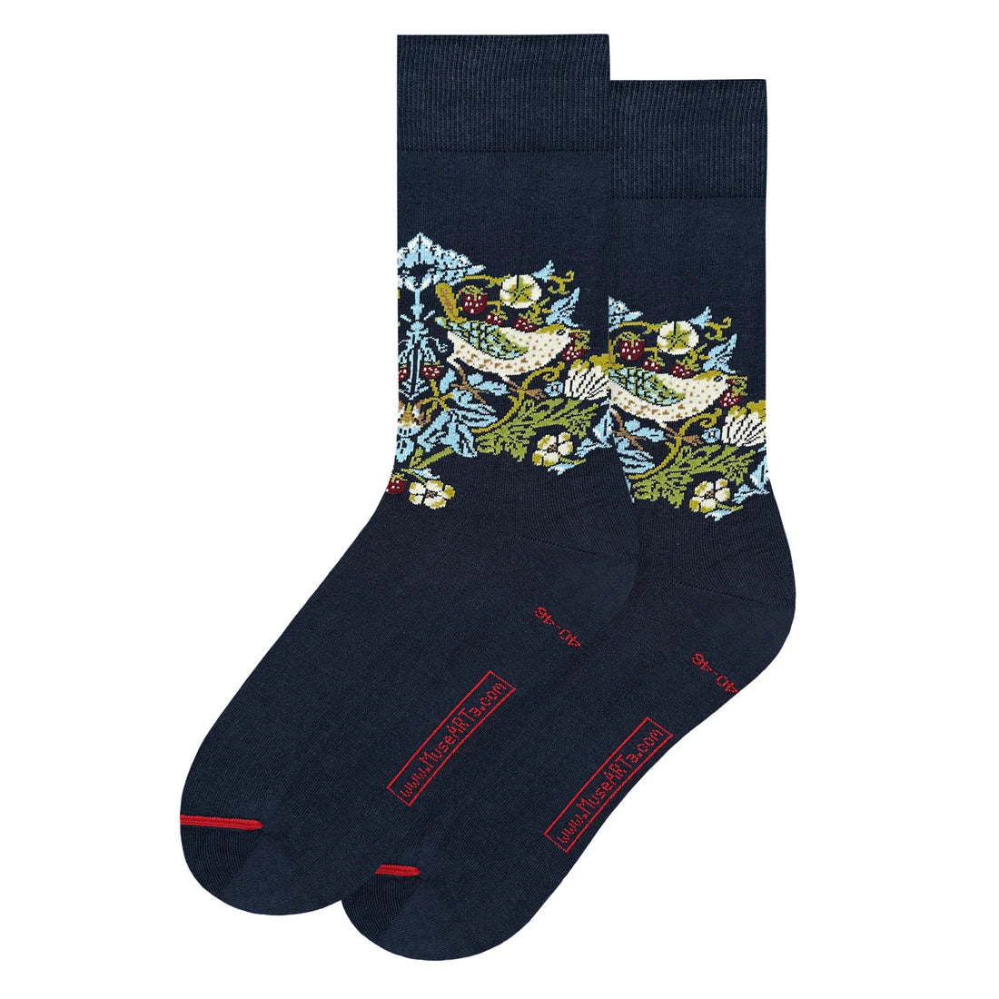 William Morris Strawberry Thief Socks