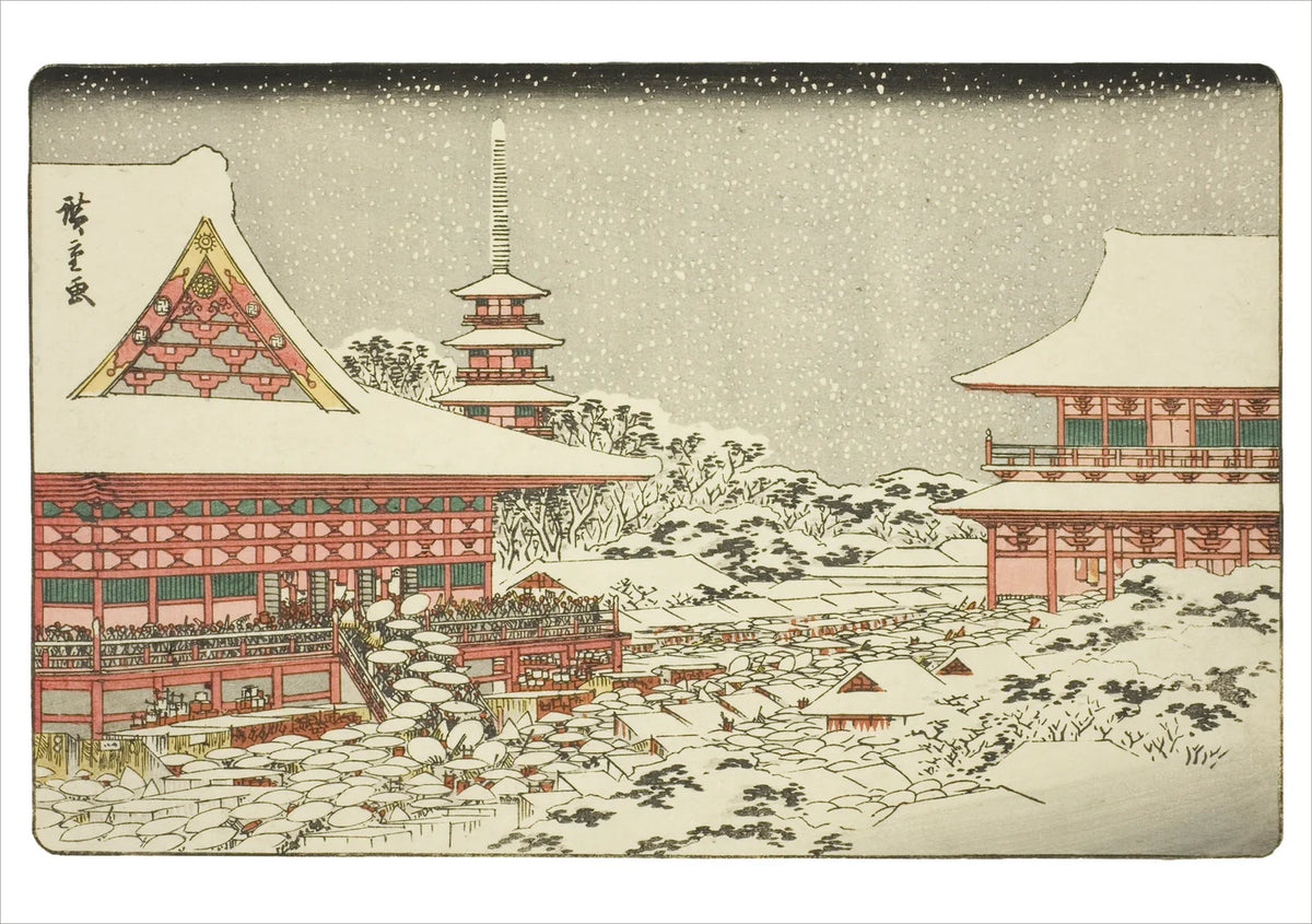 Hiroshige: Scenes of Winter Boxed Holiday Cards